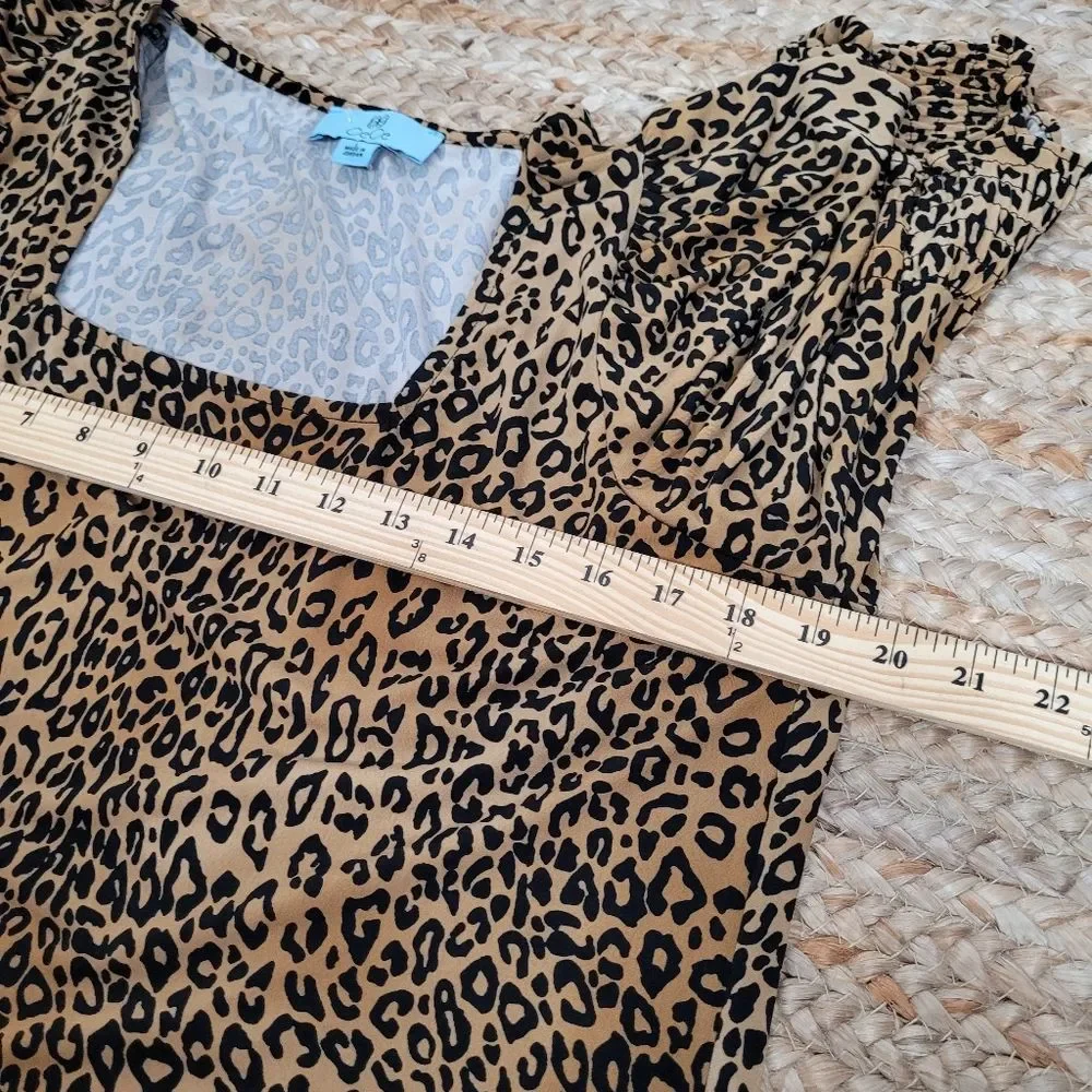 CeCe Leopard Square Neck Top_9